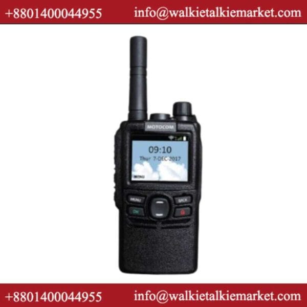 Motocom MC4 IP 4G Digital SIM Supported Walkie Talkie
